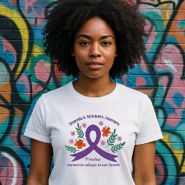 Unvergessliche Erinnerungen - Lila Band Awareness T-Shirt