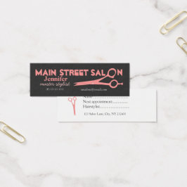Unvergessliche Haar Stylist Pink Schere Salon
