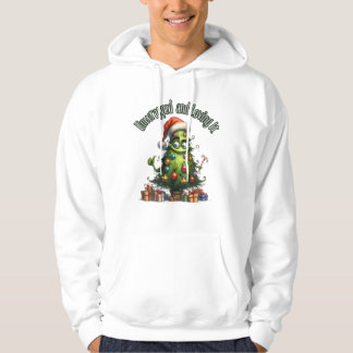 Unverpackt und liebenswert - Funny Single Weihnach Hoodie