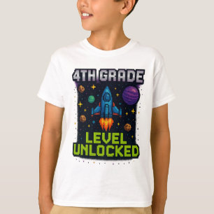 Unverriegelter T - Shirt 4. Stufe - Pixel-Leerlauf