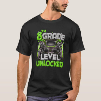 Unverriegeltes Spiel auf 8. Stufe zurück auf T-Shirt
