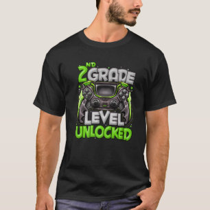 Unverriegeltes Spiel der 2. Stufe auf 2. Stufe zur T-Shirt