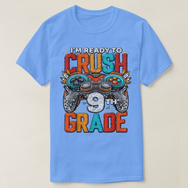 Unverriegeltes Spiel der 9. Stufe auf 9. Stufe zur T-Shirt (Design vorne)