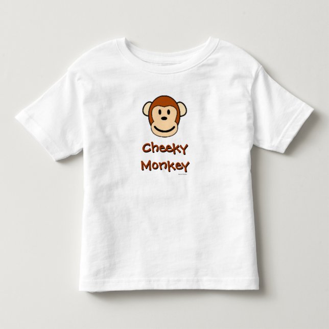 Unverschämter Affe Kleinkind T-shirt (Vorderseite)
