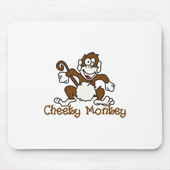 Unverschämter Affe Mousepad (Vorne)