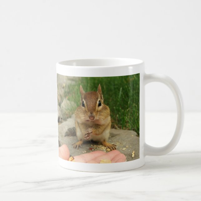 Unverschämter Chipmunk Kaffeetasse (Rechts)