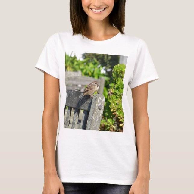 Unverschämter Spatz T-Shirt (Vorderseite)