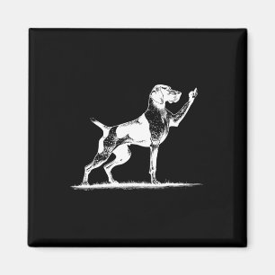 Unverschämter Zeigerhund Loch Deutsch Drahthaar Magnet