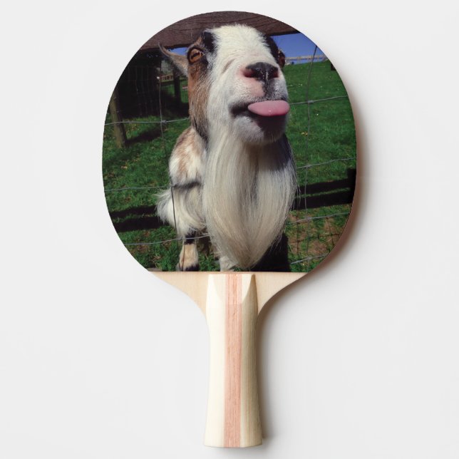 Unverschämtes Ziegen-Tischtennis-Paddel Tischtennis Schläger (Vorderseite)