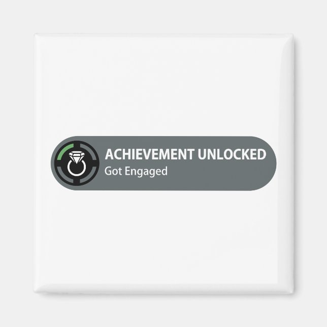 Unverschlossene Errungenschaften - Verlobt Got Magnet (Vorne)
