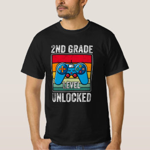 Unverschlossene Kinder der zweiten Stufe zurück zu T-Shirt