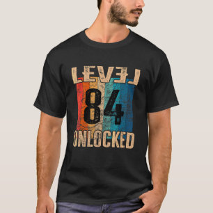 Unverschlossene Vintage Retro auf 84. Geburtstagss T-Shirt