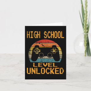 Unverschlossener Video-Gamer auf High School-Ebene Karte