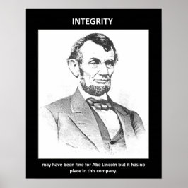 Unversehrtheit, die möglicherweise für Lincoln gut Poster