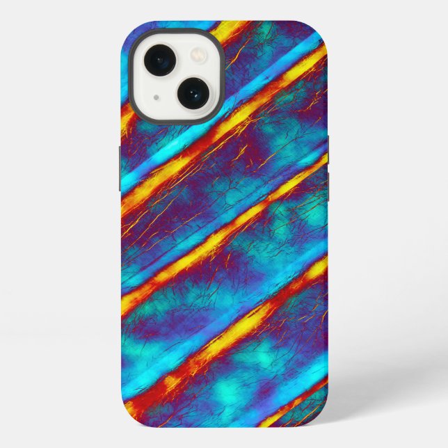Unverwechselbare kühle Textur iPhone Hülle (Rückseite)