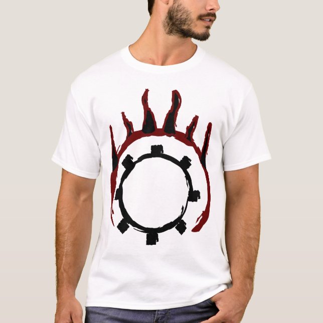 Unvollständiges Dharma Rad T-Shirt (Vorderseite)