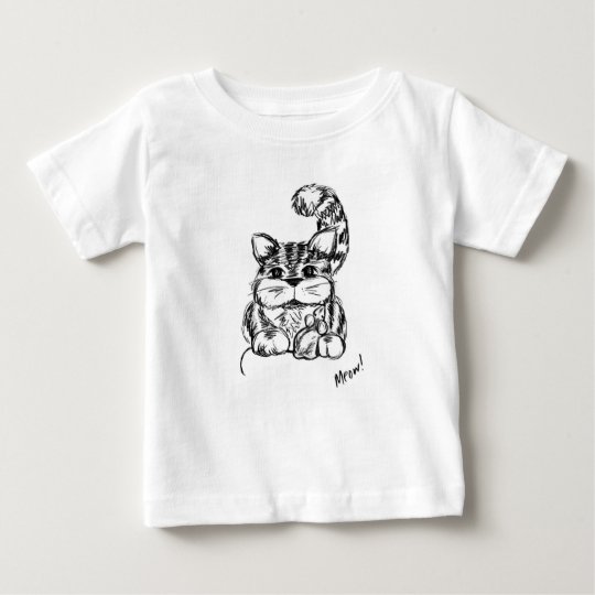 Unwahrscheinliche Freunde Katze und Maus Baby T-shirt