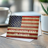 Unwetterte, beängstigende amerikanische Flagge