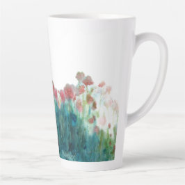 "Unwiderstehlich." Links, große, latte Tasse. Milchtasse