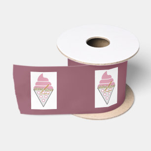 Unwiderstehliches Eis Creme Grabbon von Adiela Ako Satinband
