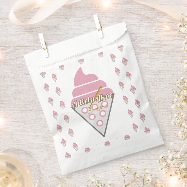 Unwiderstehliches Eiscreme Gefälligkeitsbeutel von Geschenktütchen (Ausgeschnitten)