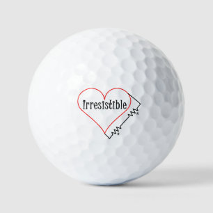 Unwiderstehliches Herz Golfball