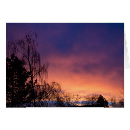 Unwirkliche Winterdämmerung