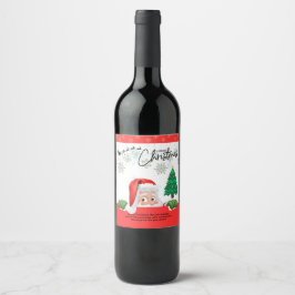 Unwrap Joy: Best Holiday Gift! Weinetikett