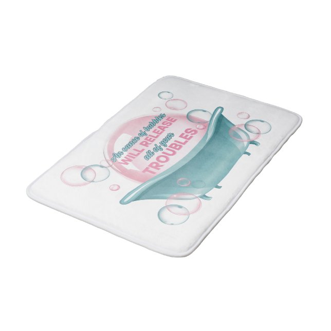 Unze der Blasen Bath Mat Badematte (Schrägansicht)
