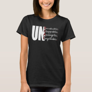 Unzerbrechlich Bestärkende Motivationssprüche für T-Shirt