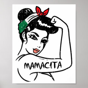 Unzerbrechlich mexikanische Rosie Woman Mamacita C Poster