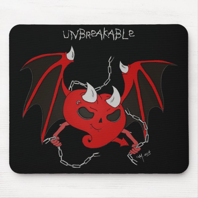 unzerbrechlich mousepad (Vorne)