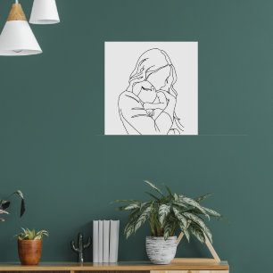 Unzerbrechliche Anleihe - Kunst der Mutter und der Poster