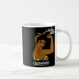 Unzerbrechliche Autismus Mama Messy Bun Autismus B Kaffeetasse