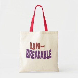 Unzerbrechliche Bold- und Resilient-Typografie Tragetasche