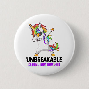 Unzerbrechliche Chiari Malformation Krieg Button