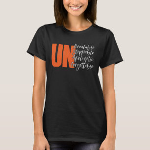 Unzerbrechliche Frauen Empowerment Motivierend T-Shirt