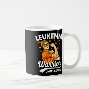 Unzerbrechliche Unterstützung Leukämie-Bewusstsein Kaffeetasse