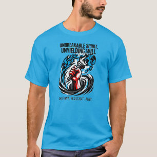 Unzerbrechlicher Geist Die Fesseln brechen Freier  T-Shirt