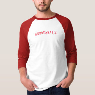 Unzerbrechlicher Red Baseball Style T T-Shirt