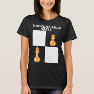 Unzerbrechlicher Zauberschach Bischof Schach Spiel T-Shirt