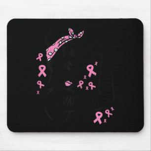 Unzerbrechliches rosa Ribbon Brustkrebs-Bewusstsei Mousepad