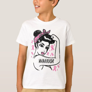 Unzerbrechliches rosa Ribbon Brustkrebs-Bewusstsei T-Shirt