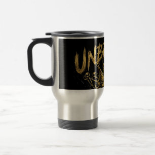 Unzerbrochene Schädelkönig Krone Kantige Motivatio Reisebecher