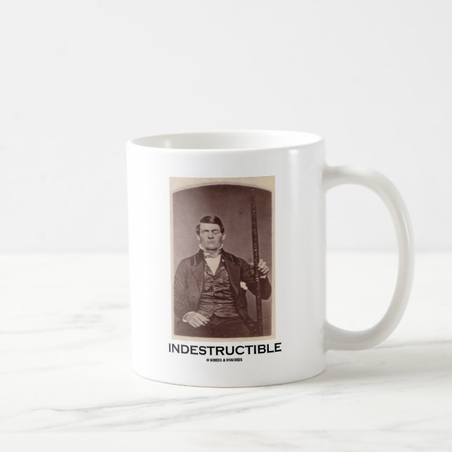 Unzerstörbar (Phineas Gage) Kaffeetasse (Rechts)