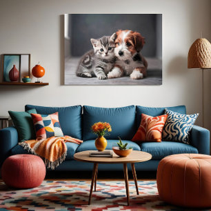 Unzertrennliche Bande Leinwanddruck