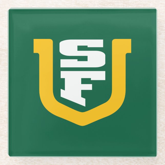 UOSF-Logo Glasuntersetzer (Vorderseite)