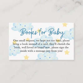 Up and Away Clouds and Stars Books for Baby Begleitkarte