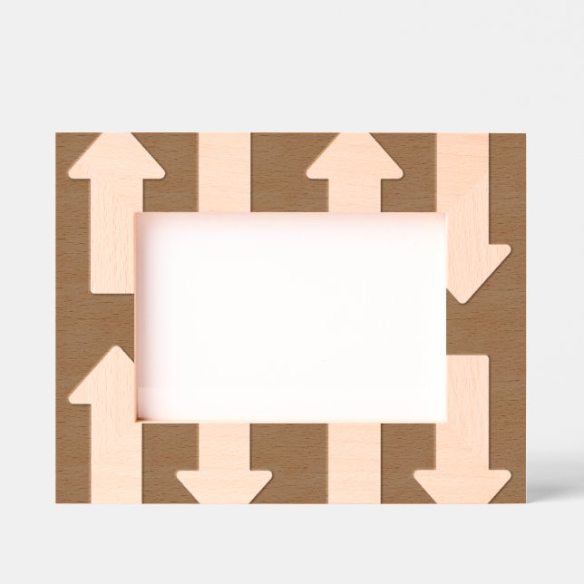 Up Down Etched Wooden Frame Engraved Frames Geätzte Rahmen (Vorderseite)