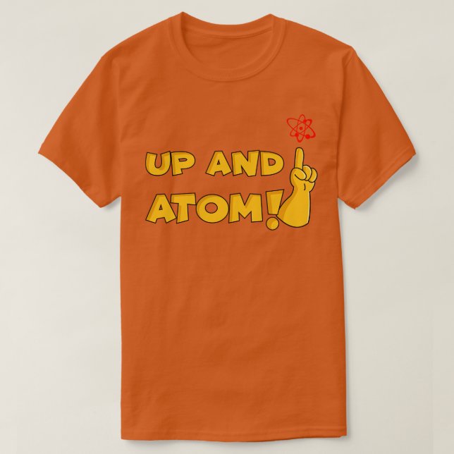Up und ATOM T-Shirt (Design vorne)